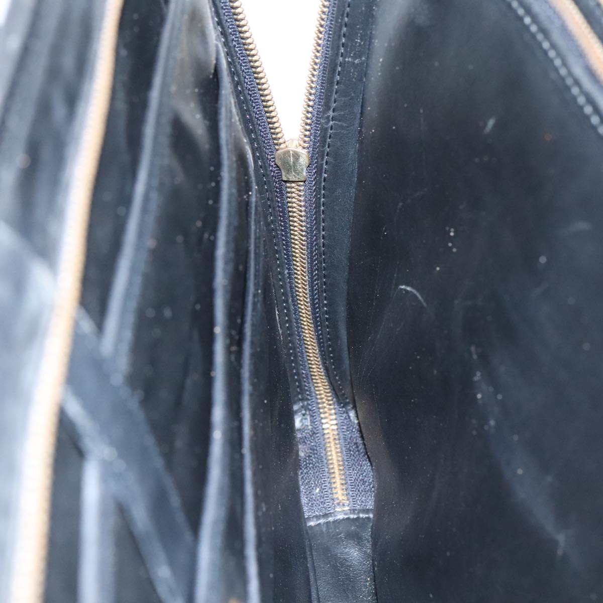 GIVENCHY Hand Bag Leather Black Auth bs21067