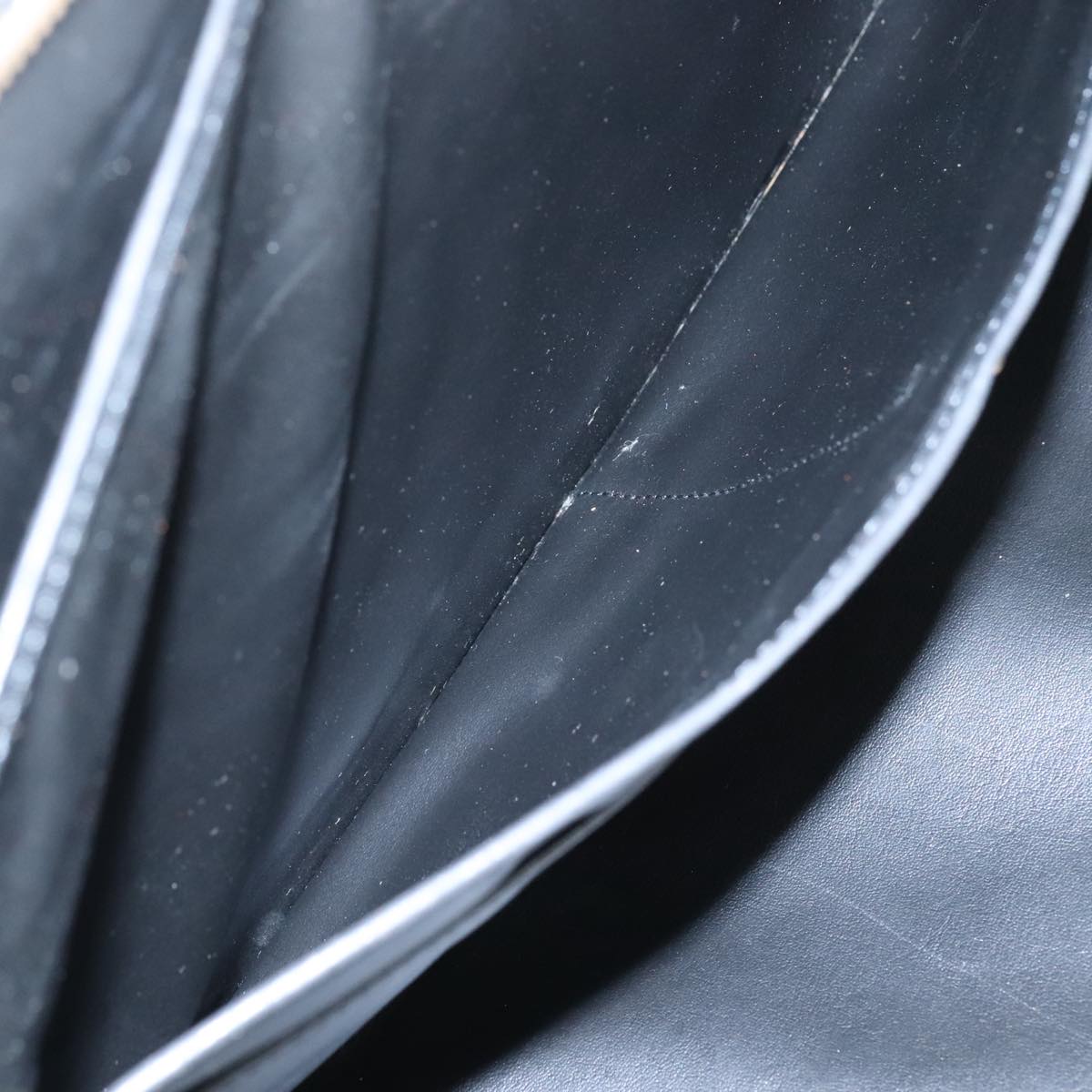 GIVENCHY Hand Bag Leather Black Auth bs21067