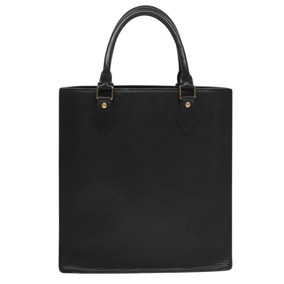 LOUIS VUITTON Epi Sac Plat PM Hand Bag Black M58658 LV Auth bs21108
