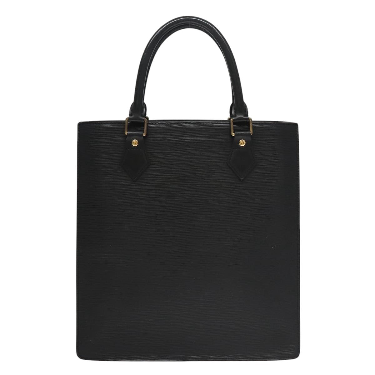 LOUIS VUITTON Epi Sac Plat PM Hand Bag Black M58658 LV Auth bs21108