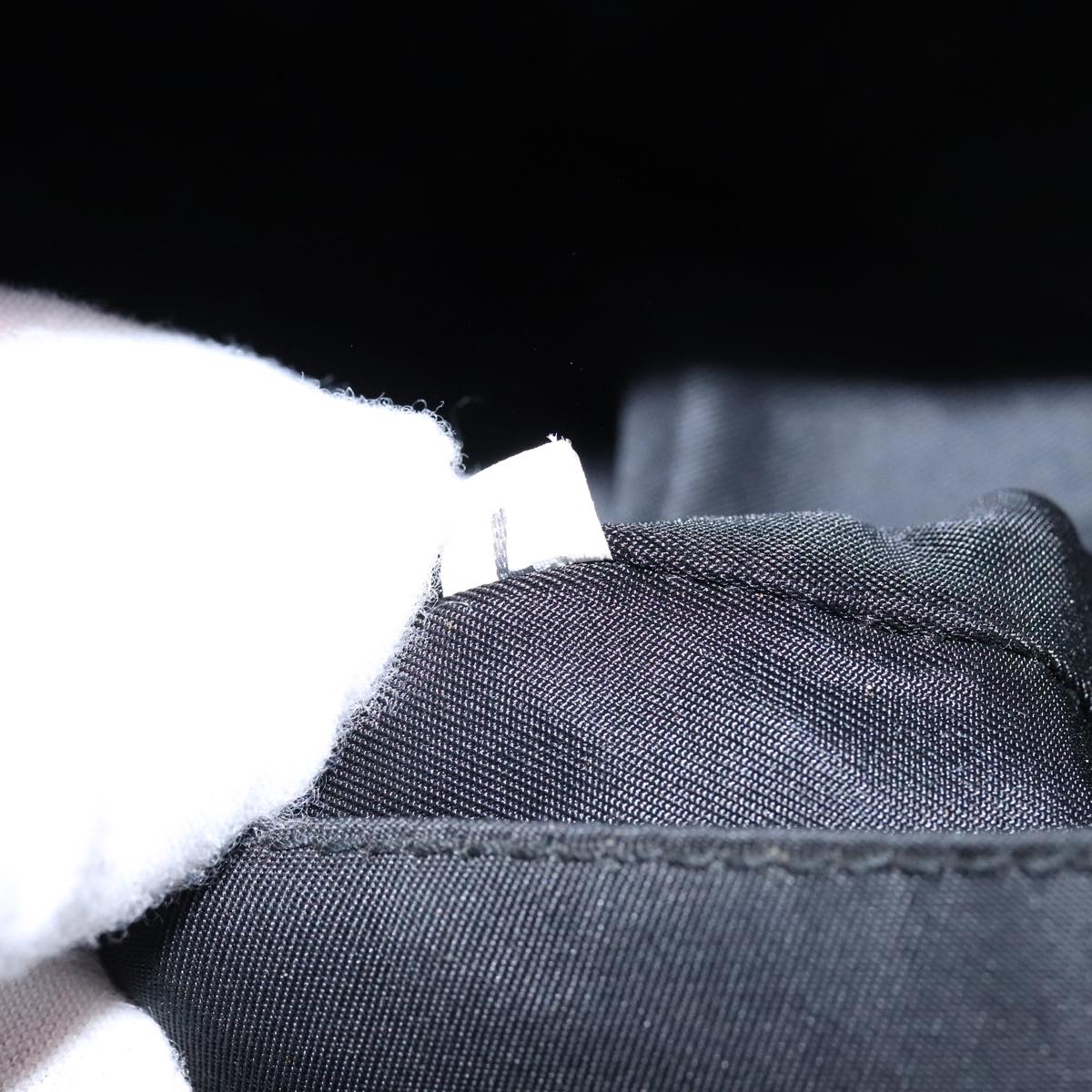 PRADA Hand Bag Nylon 2way Black Auth bs21184