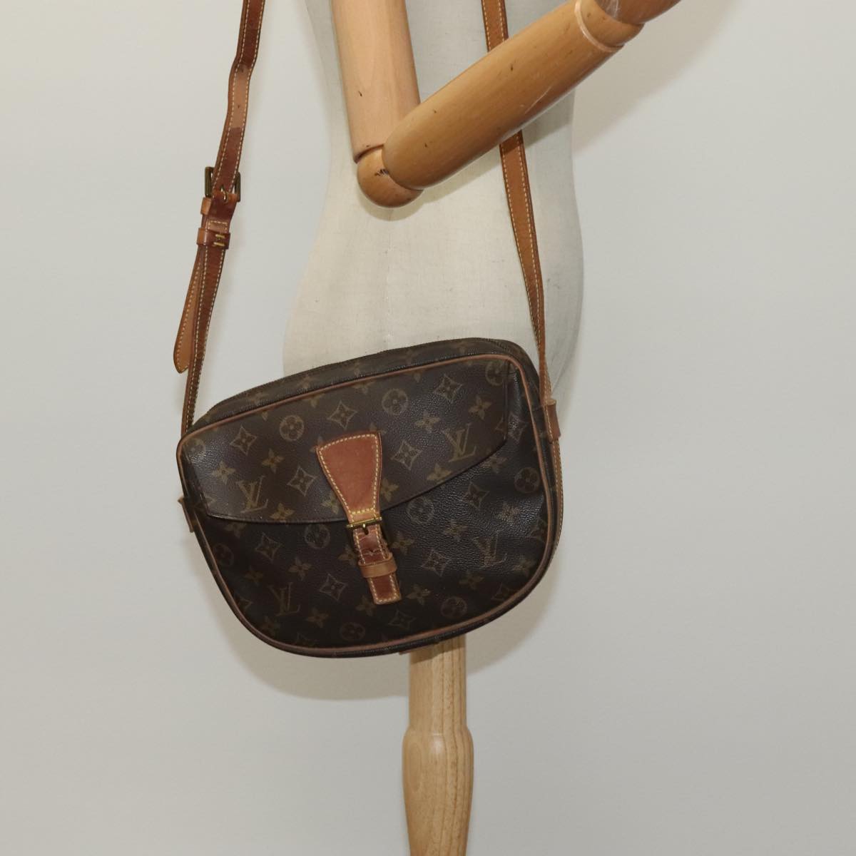 LOUIS VUITTON Monogram Jeune Fille GM Shoulder Bag M51225 LV Auth bs21244