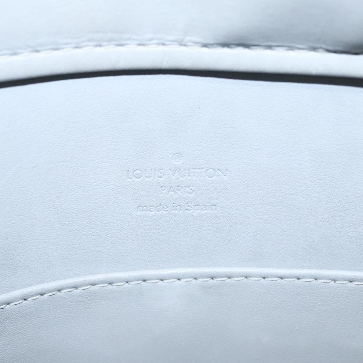 LOUIS VUITTON Monogram Vernis Columbus Tote Bag Gris M91028 LV Auth bs21249
