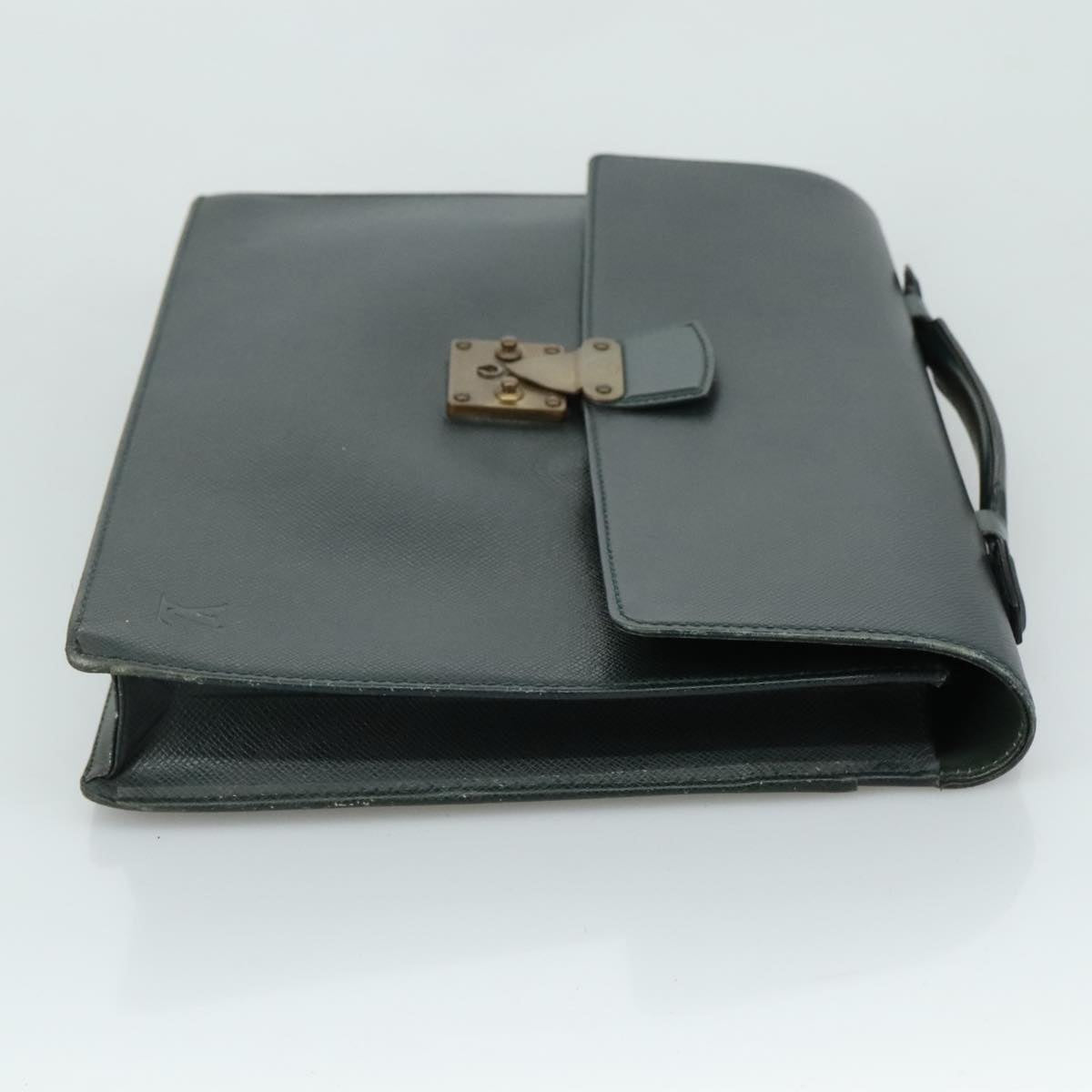 LOUIS VUITTON Taiga Serviette Kourad Business Bag Epicea M30074 LV Auth bs21261