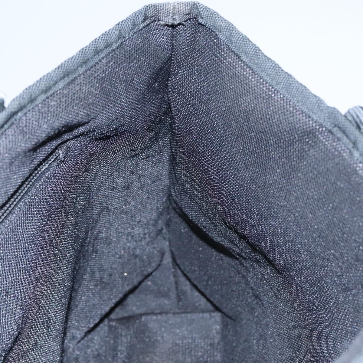 PRADA Tote Bag Nylon Beige Auth bs21295