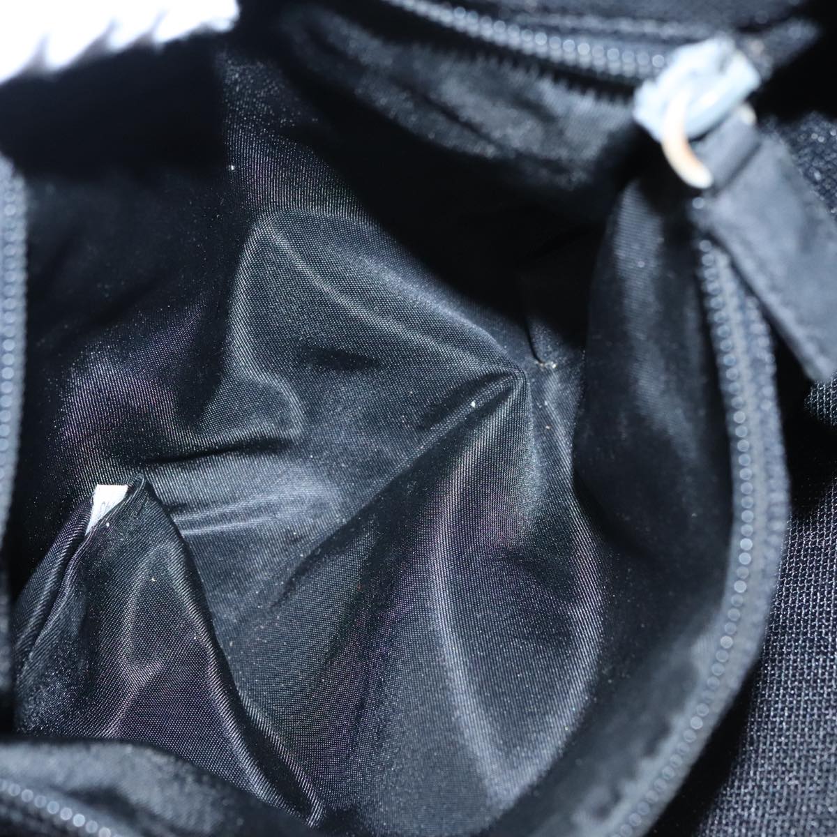 PRADA Tote Bag Nylon Beige Auth bs21295