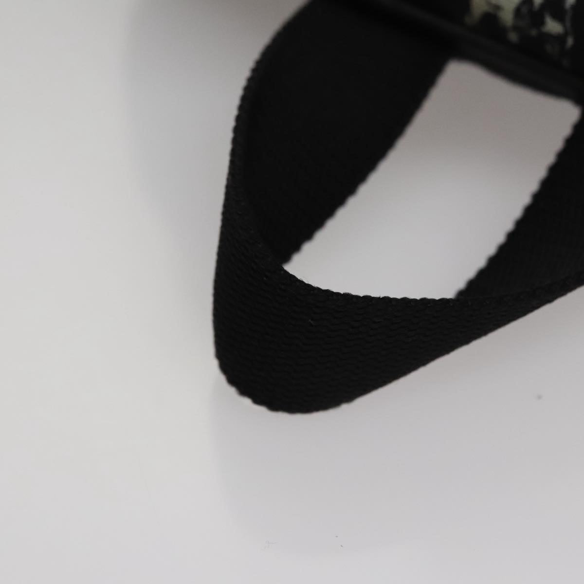 SAINT LAURENT Skull Backpack Canvas Black White Auth bs21358