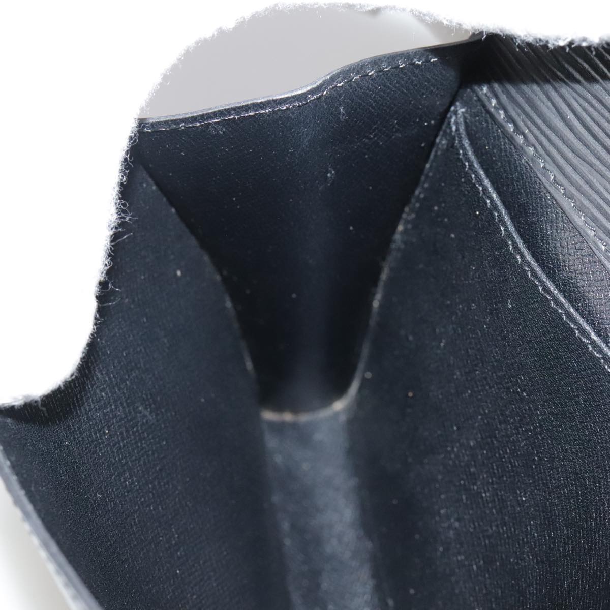 LOUIS VUITTON Epi Art Deco Clutch Bag Black M52632 LV Auth bs21387