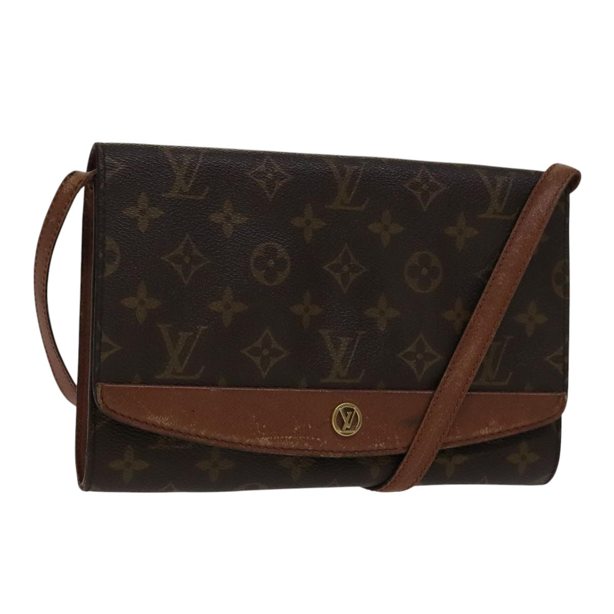 LOUIS VUITTON Monogram Bordeaux 24 Shoulder Bag M51798 LV Auth bs21444