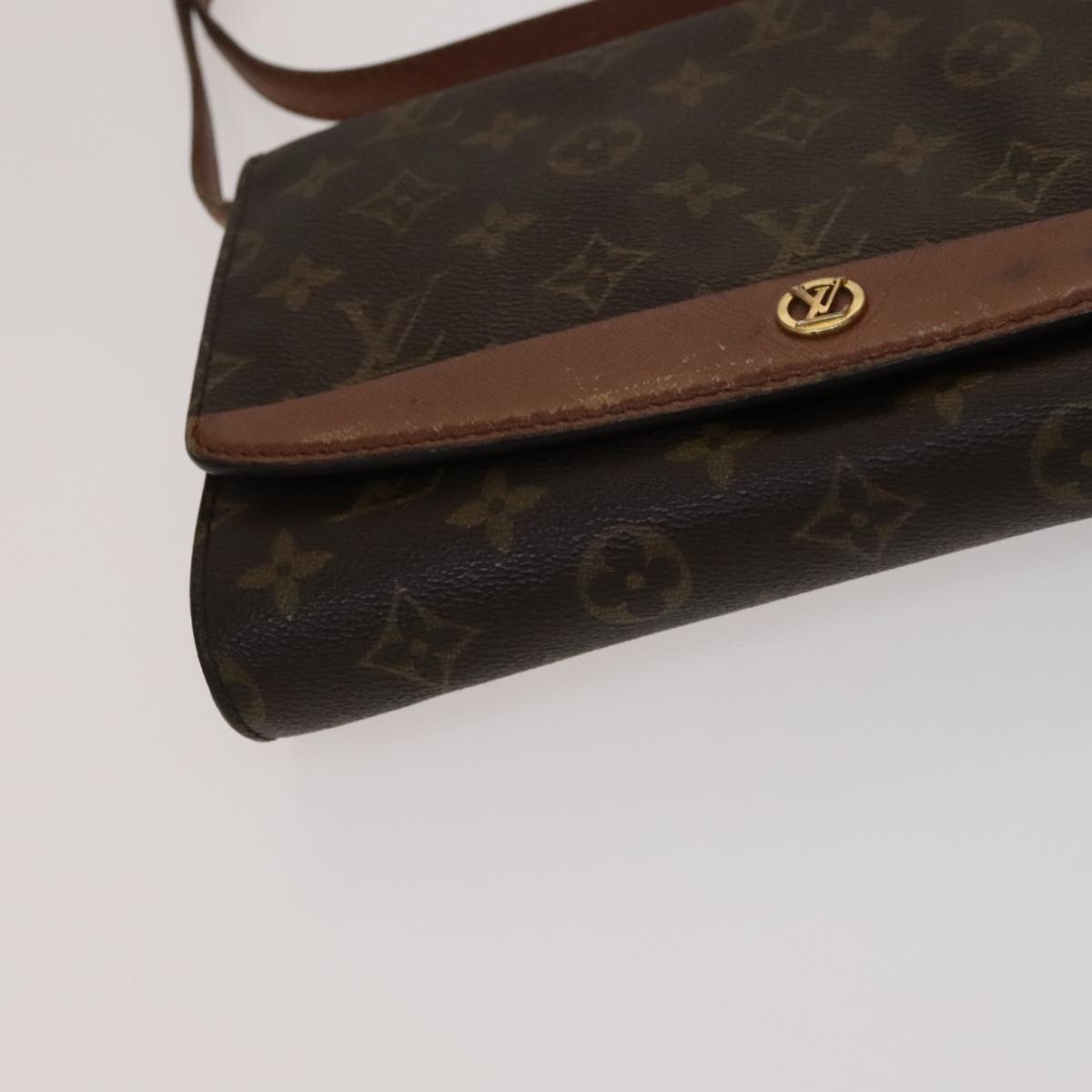 LOUIS VUITTON Monogram Bordeaux 24 Shoulder Bag M51798 LV Auth bs21444