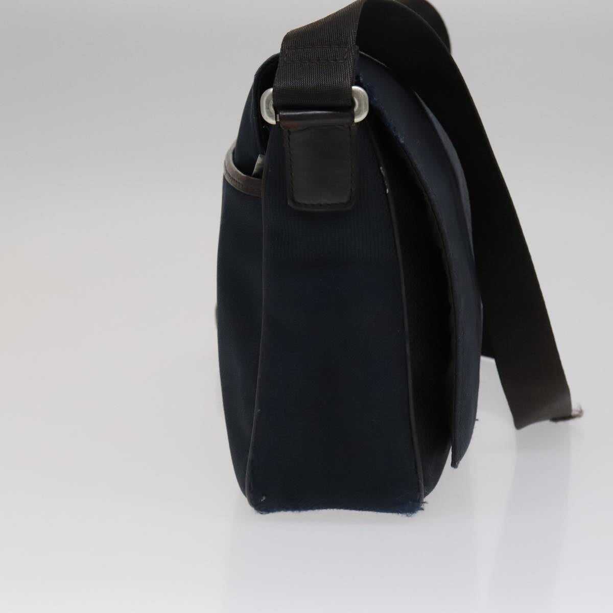 LOUIS VUITTON Damier Geant Petite Message Shoulder Bag Navy N41127 Auth bs21447