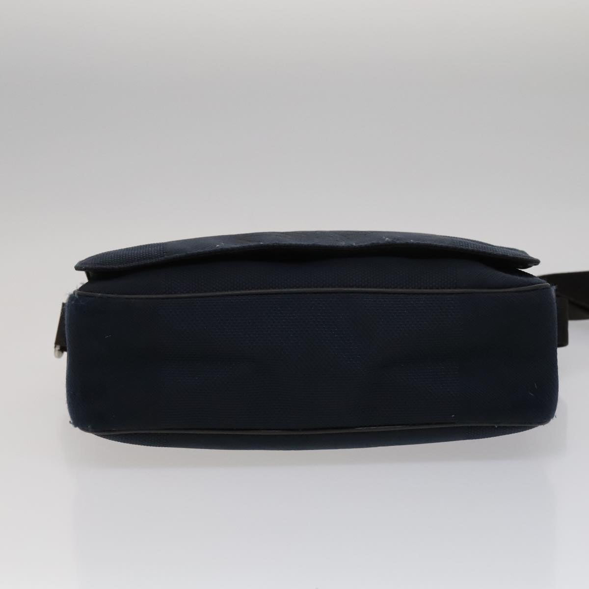 LOUIS VUITTON Damier Geant Petite Message Shoulder Bag Navy N41127 Auth bs21447