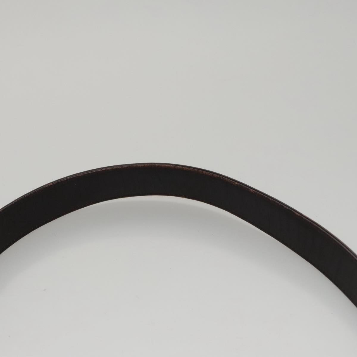 BURBERRY Shoulder Bag Nylon Leather Brown Auth bs21448