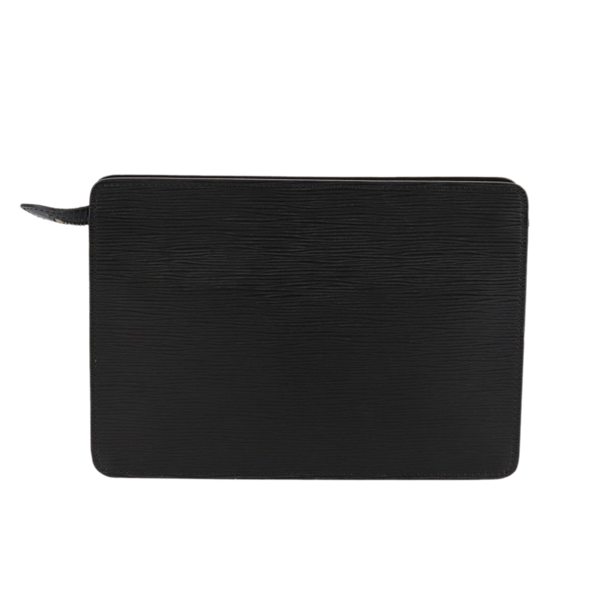 LOUIS VUITTON Epi Pochette Homme Clutch Bag Black Noir M52522 LV Auth bs21484