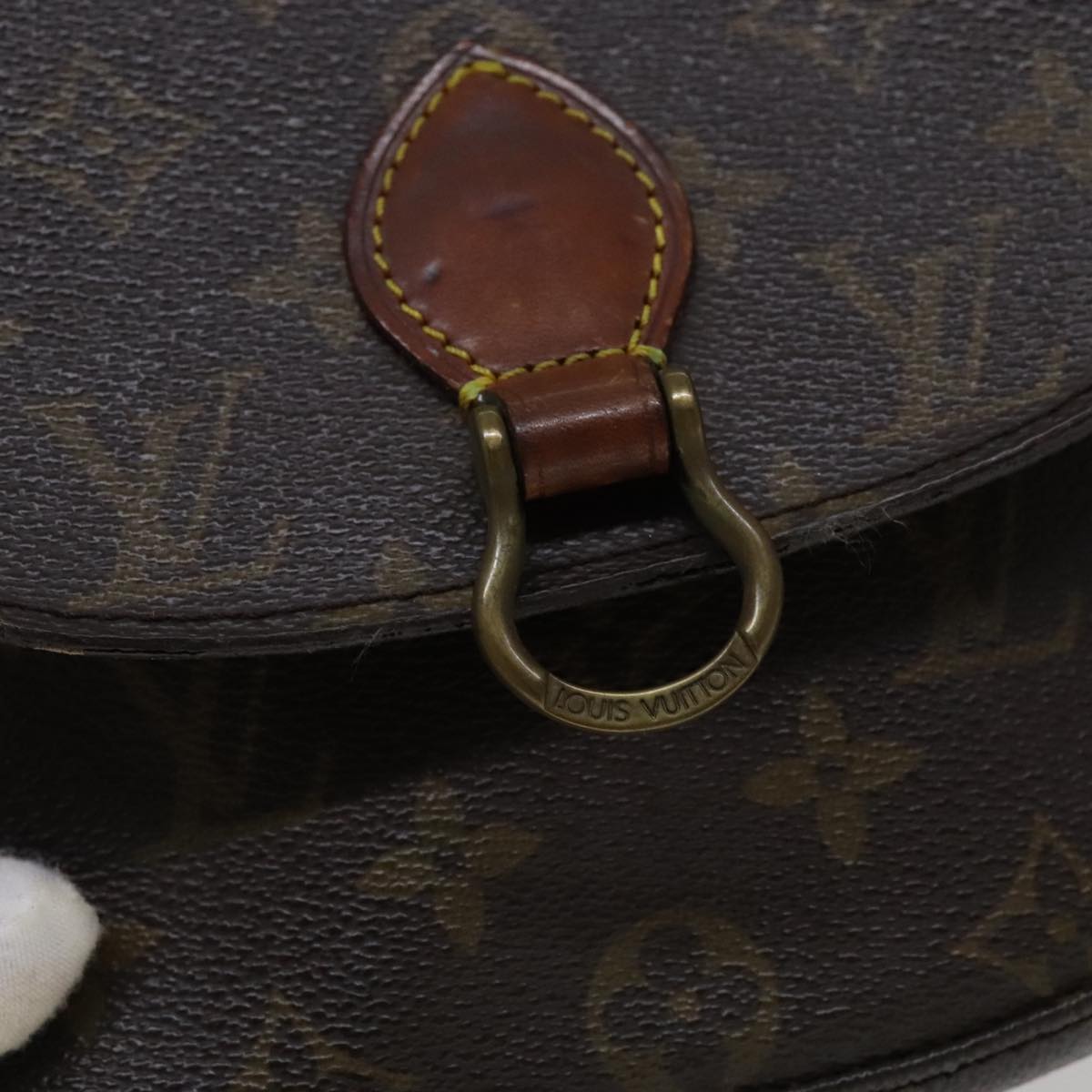 LOUIS VUITTON Monogram Saint Cloud PM Shoulder Bag M51244 LV Auth bs21491