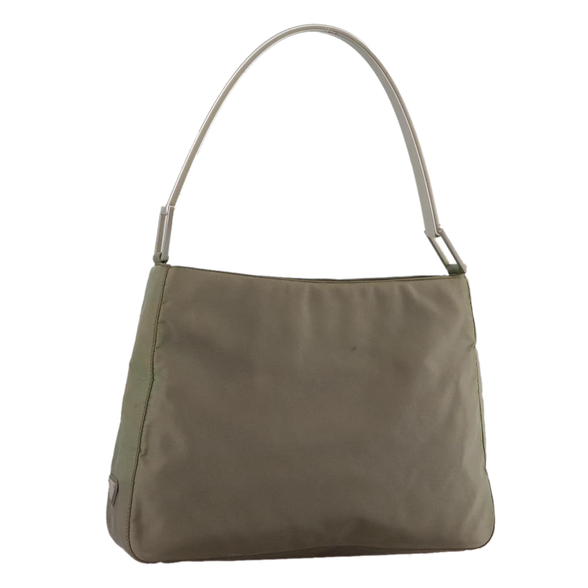 PRADA Shoulder Bag Nylon Khaki Auth bs21541