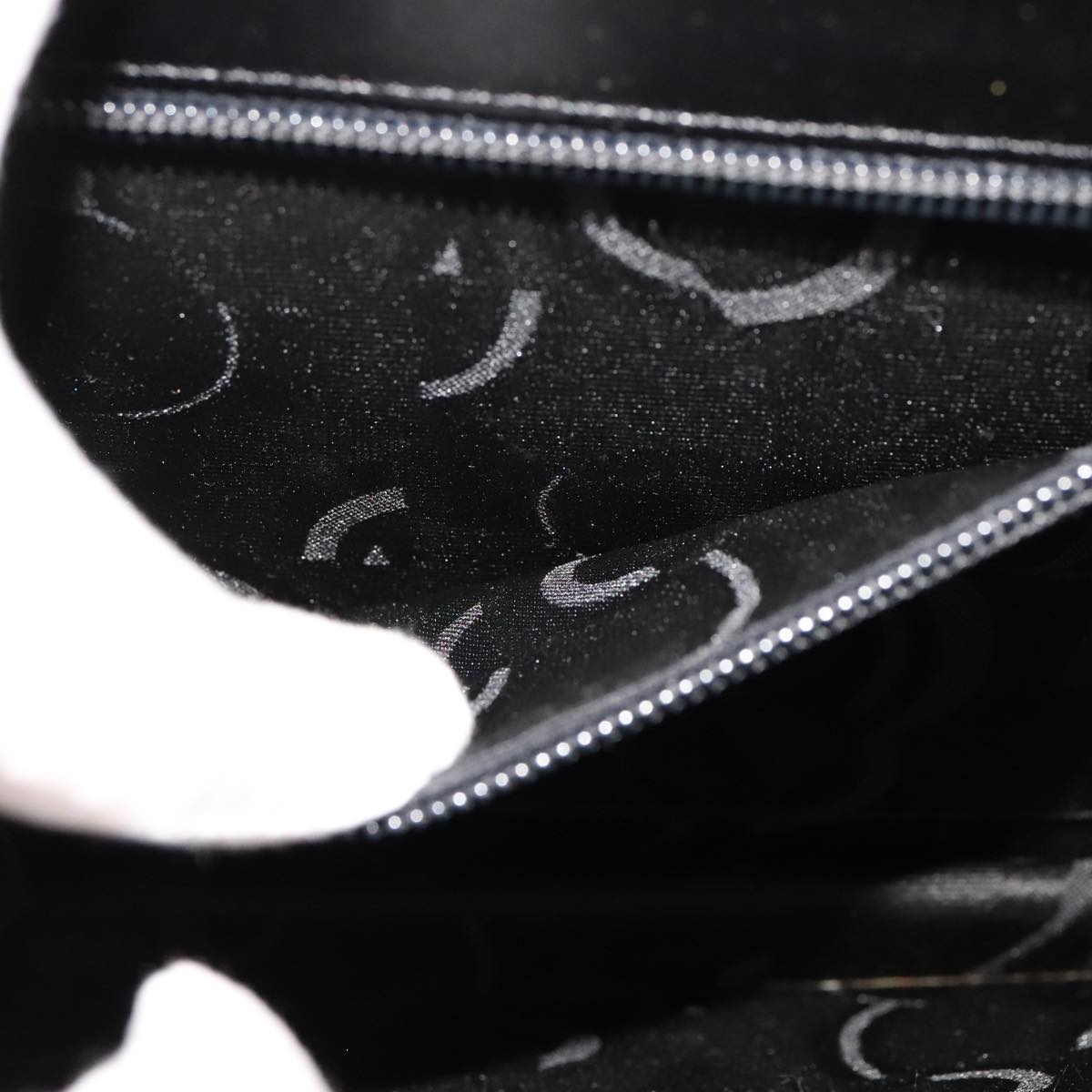 Salvatore Ferragamo Hand Bag Leather 2way Black Auth bs21557