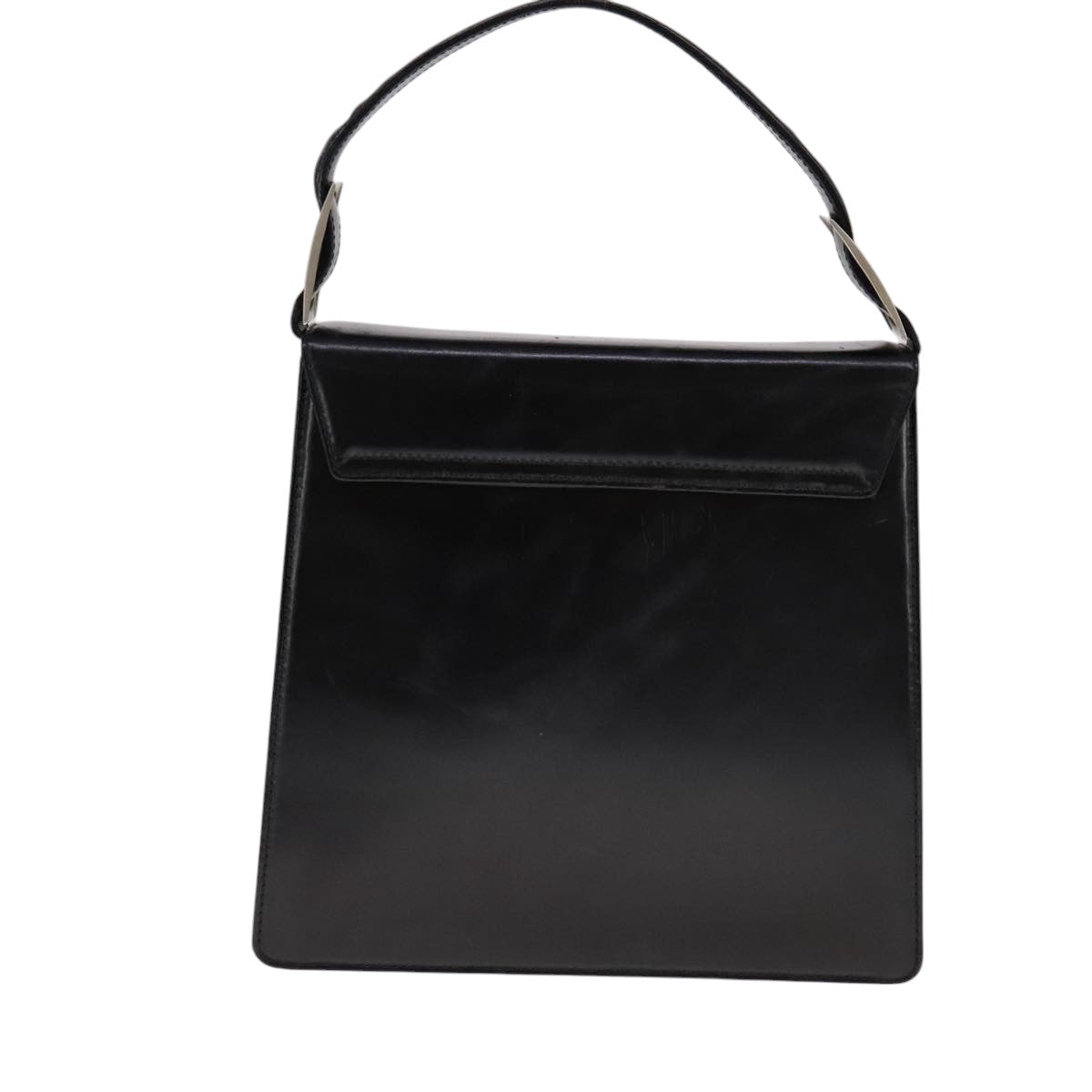 Salvatore Ferragamo Hand Bag Leather 2way Black Auth bs21557