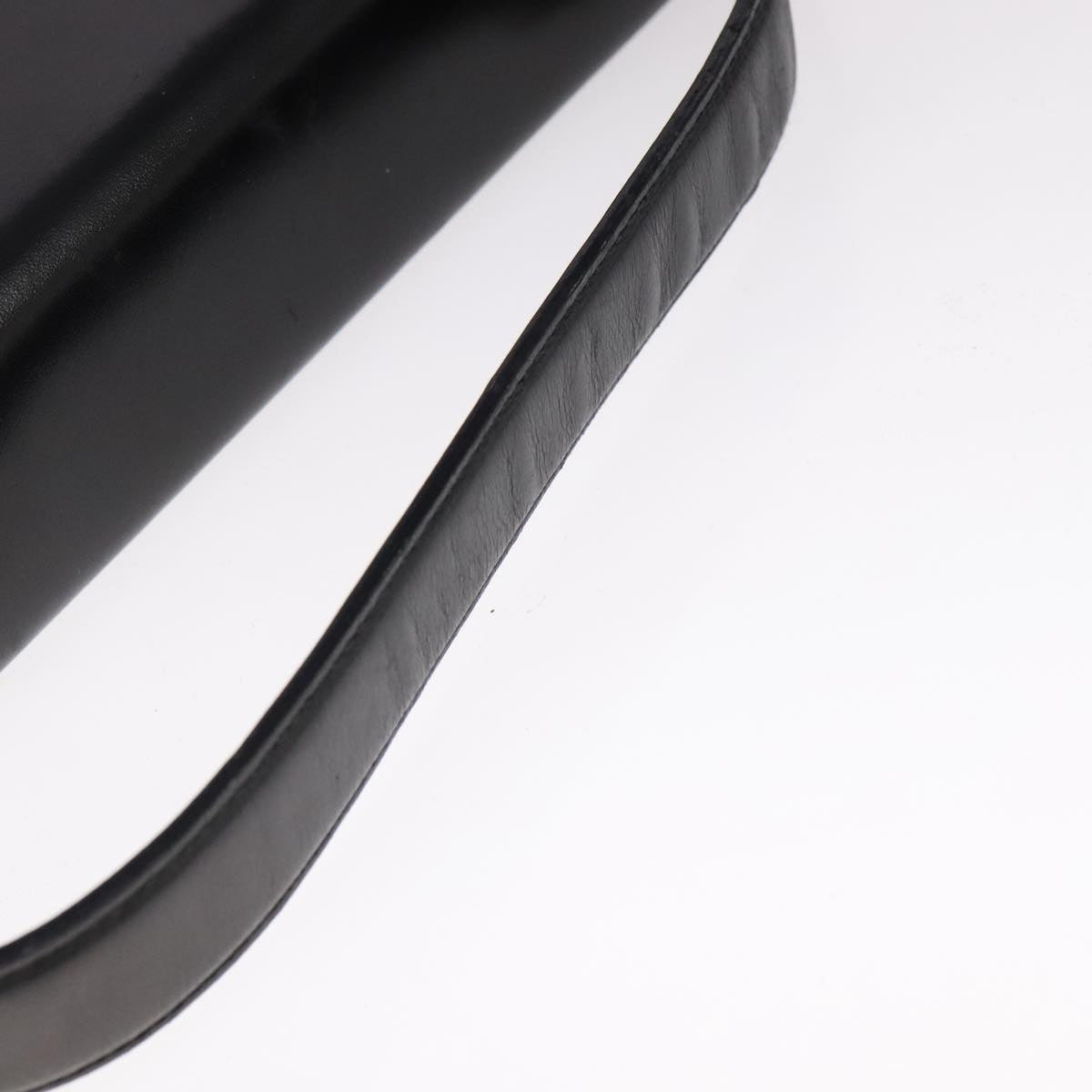 Salvatore Ferragamo Hand Bag Leather 2way Black Auth bs21557