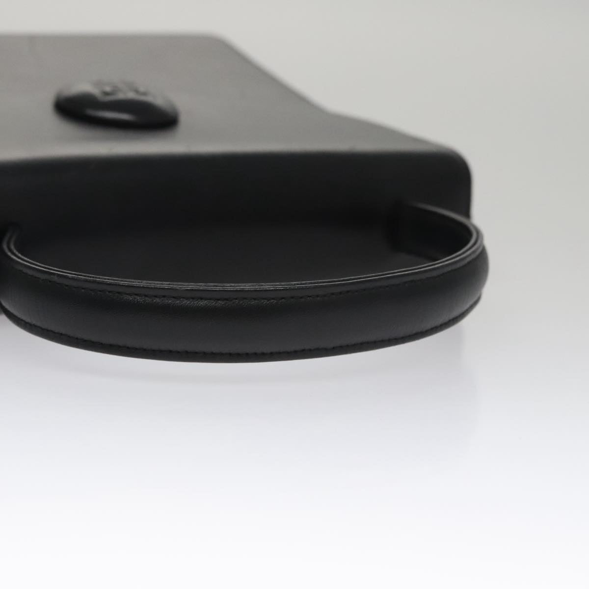 GIVENCHY Hand Bag Leather Black Auth bs21583