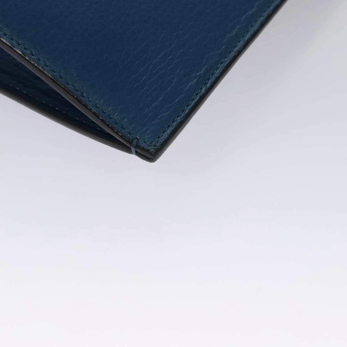 Christian Louboutin Hand Bag Leather Blue Auth bs21607