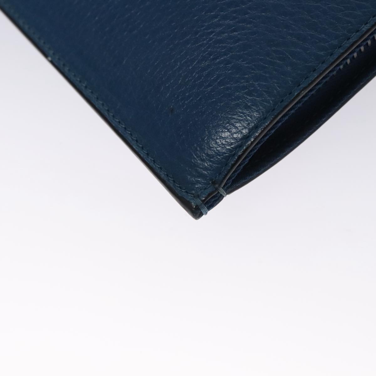 Christian Louboutin Hand Bag Leather Blue Auth bs21607