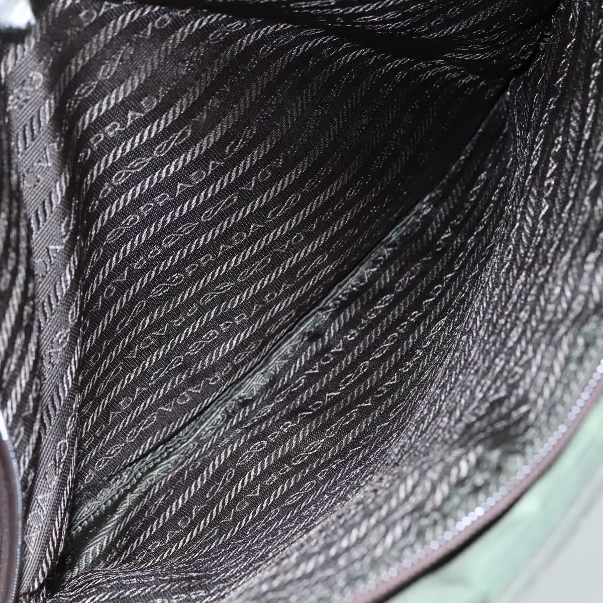 PRADA Tote Bag Nylon Khaki Auth bs21656