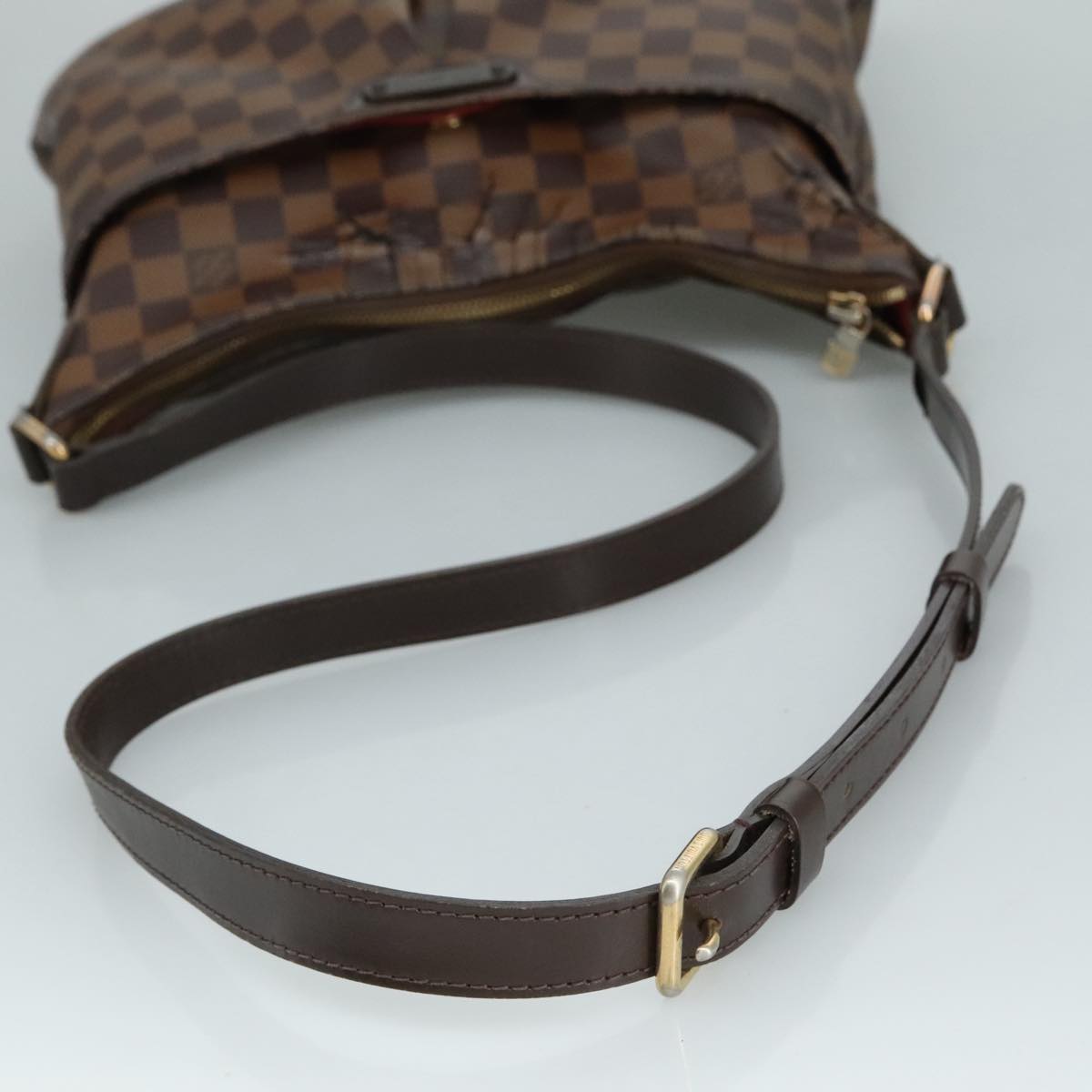LOUIS VUITTON Damier Ebene Bloomsbury PM Shoulder Bag N42251 LV Auth bs21702