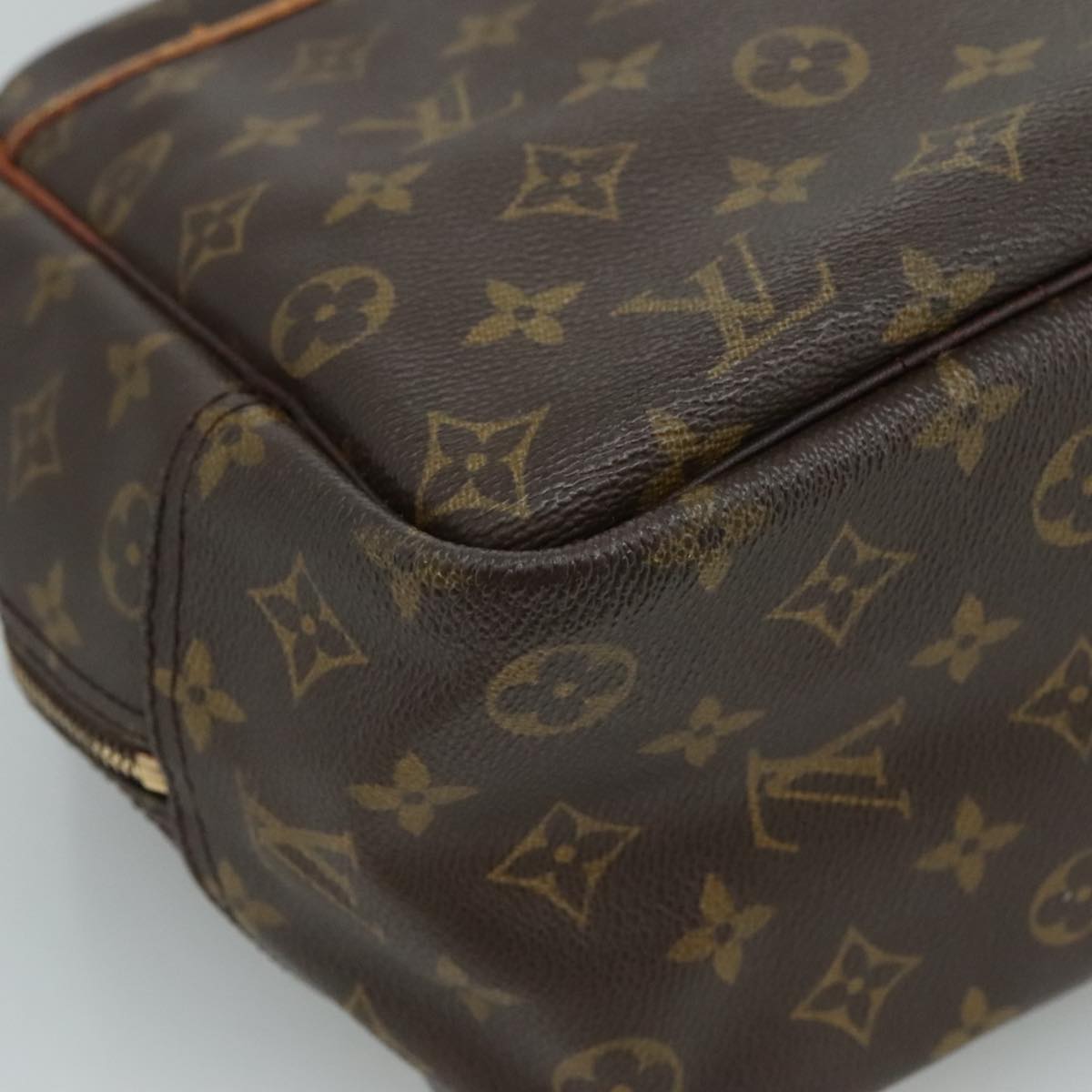 LOUIS VUITTON Monogram Deauville Hand Bag M47270 LV Auth bs21732