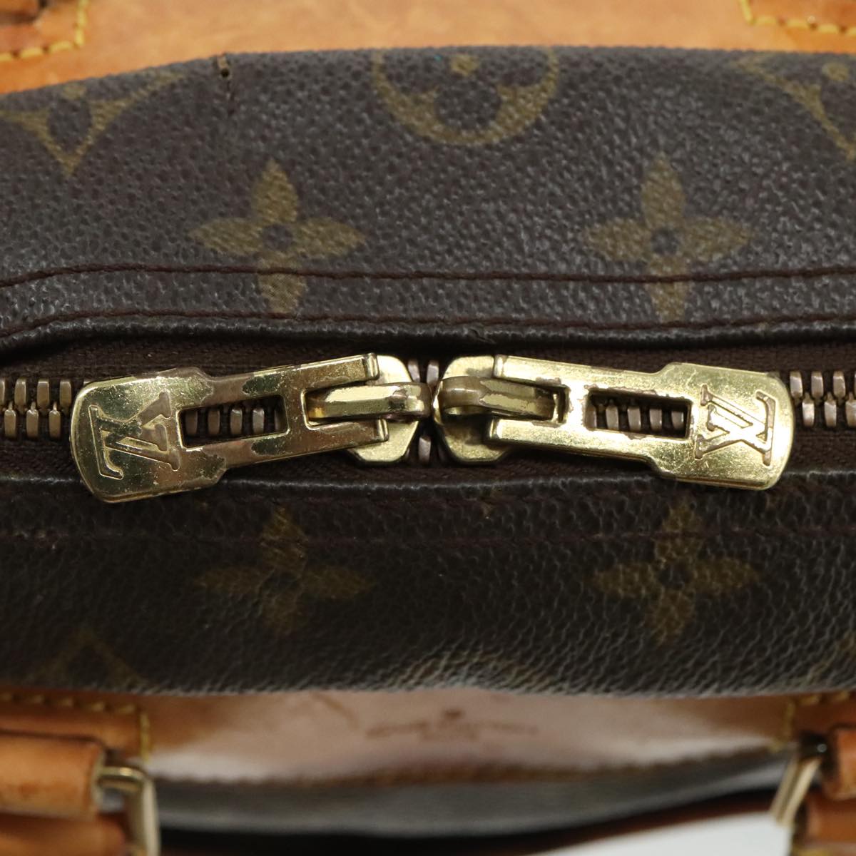 LOUIS VUITTON Monogram Deauville Hand Bag M47270 LV Auth bs21732