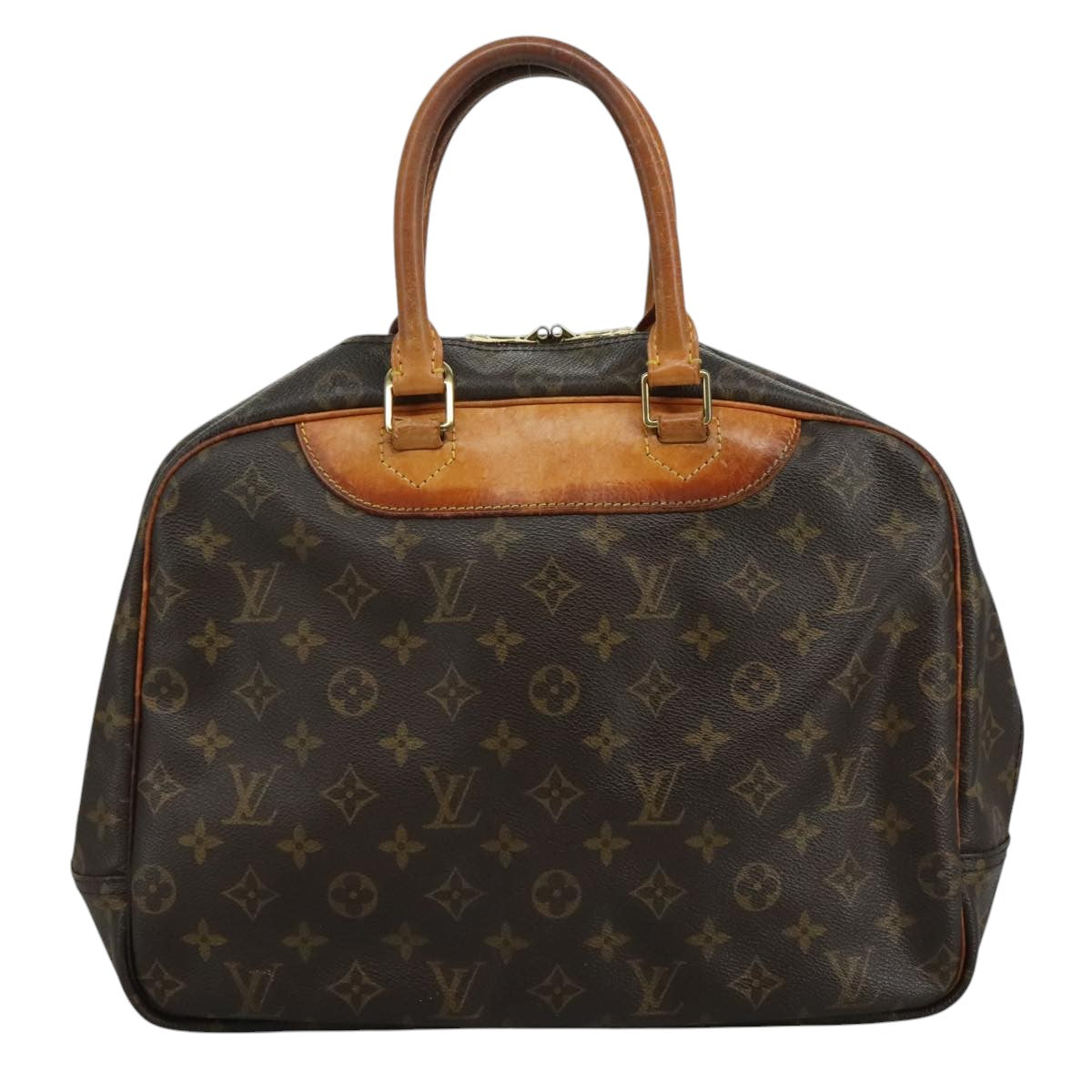 LOUIS VUITTON Monogram Deauville Hand Bag M47270 LV Auth bs21732