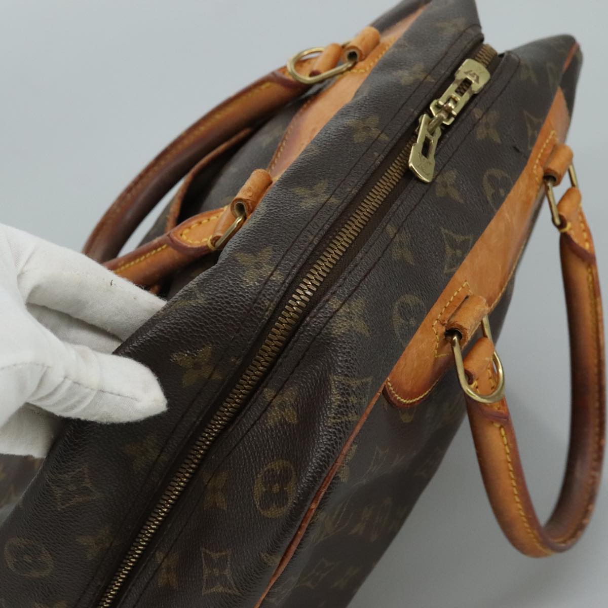 LOUIS VUITTON Monogram Deauville Hand Bag M47270 LV Auth bs21732