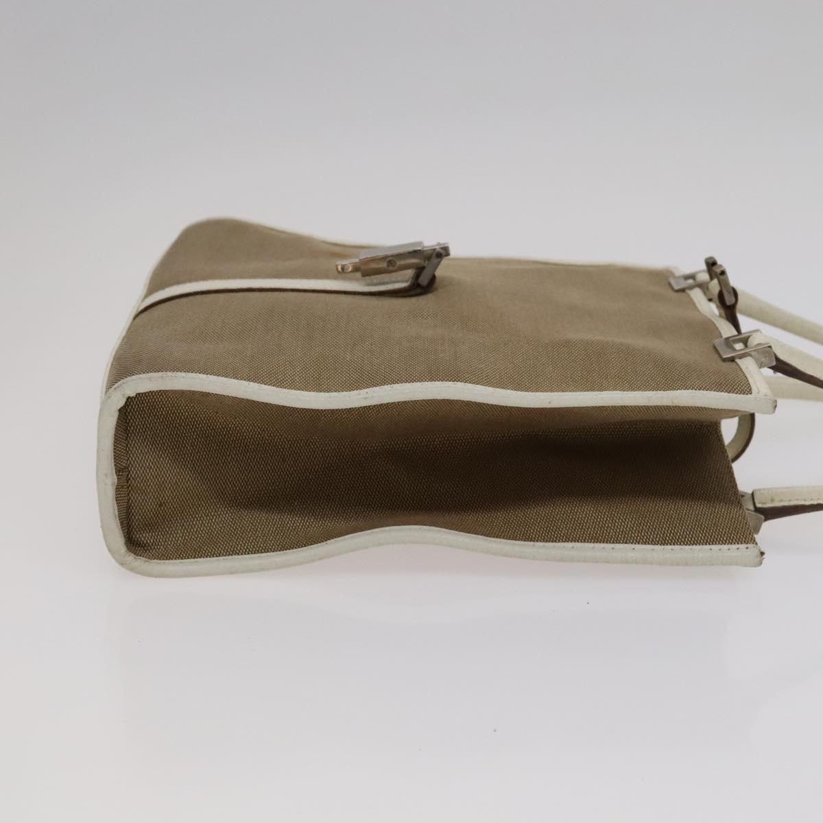 GUCCI GG Supreme Bag Canvas PVC 2 Set Beige Auth bs21866