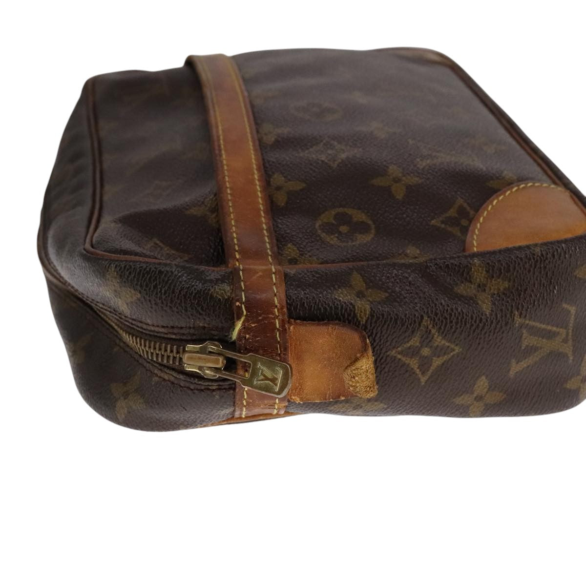 LOUIS VUITTON Monogram Compiegne 28 Clutch Bag M51845 LV Auth bs21984