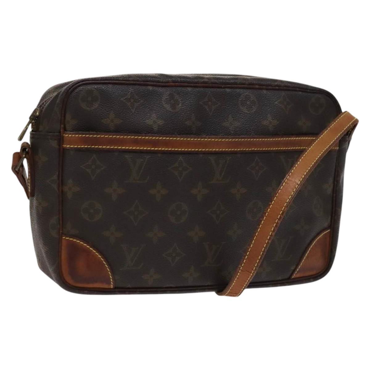 LOUIS VUITTON Monogram Trocadero 30 Shoulder Bag M51272 LV Auth bs22099