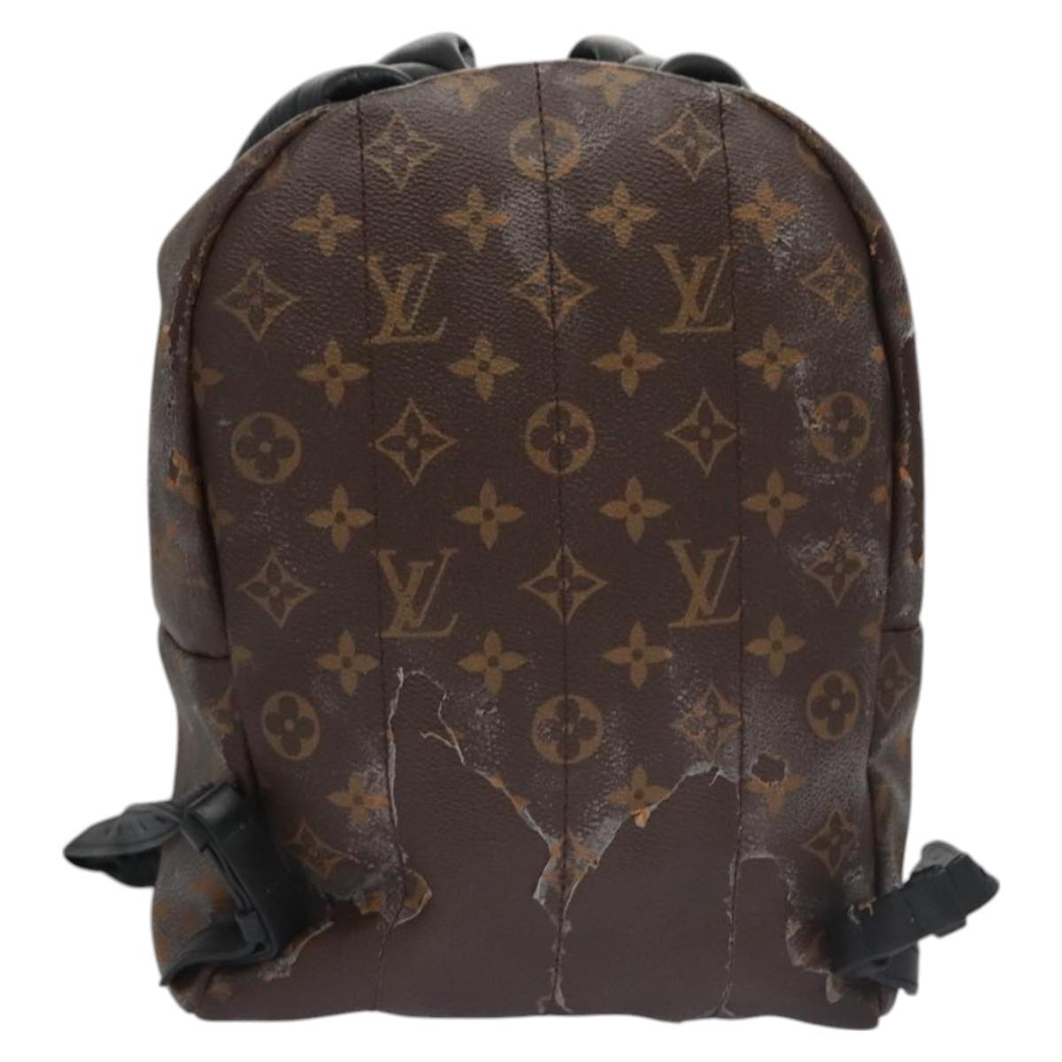 LOUIS VUITTON Monogram Palm Springs PM Backpack M41980 LV Auth bs22143