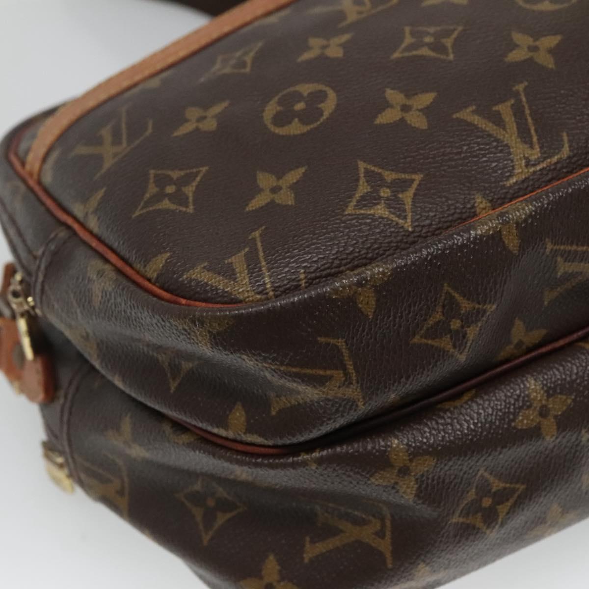 LOUIS VUITTON Monogram Reporter PM Shoulder Bag M45254 LV Auth bs22169
