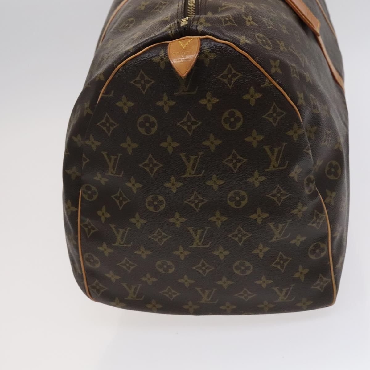 LOUIS VUITTON Monogram Keepall 60 Boston Bag M41422 LV Auth bs22171
