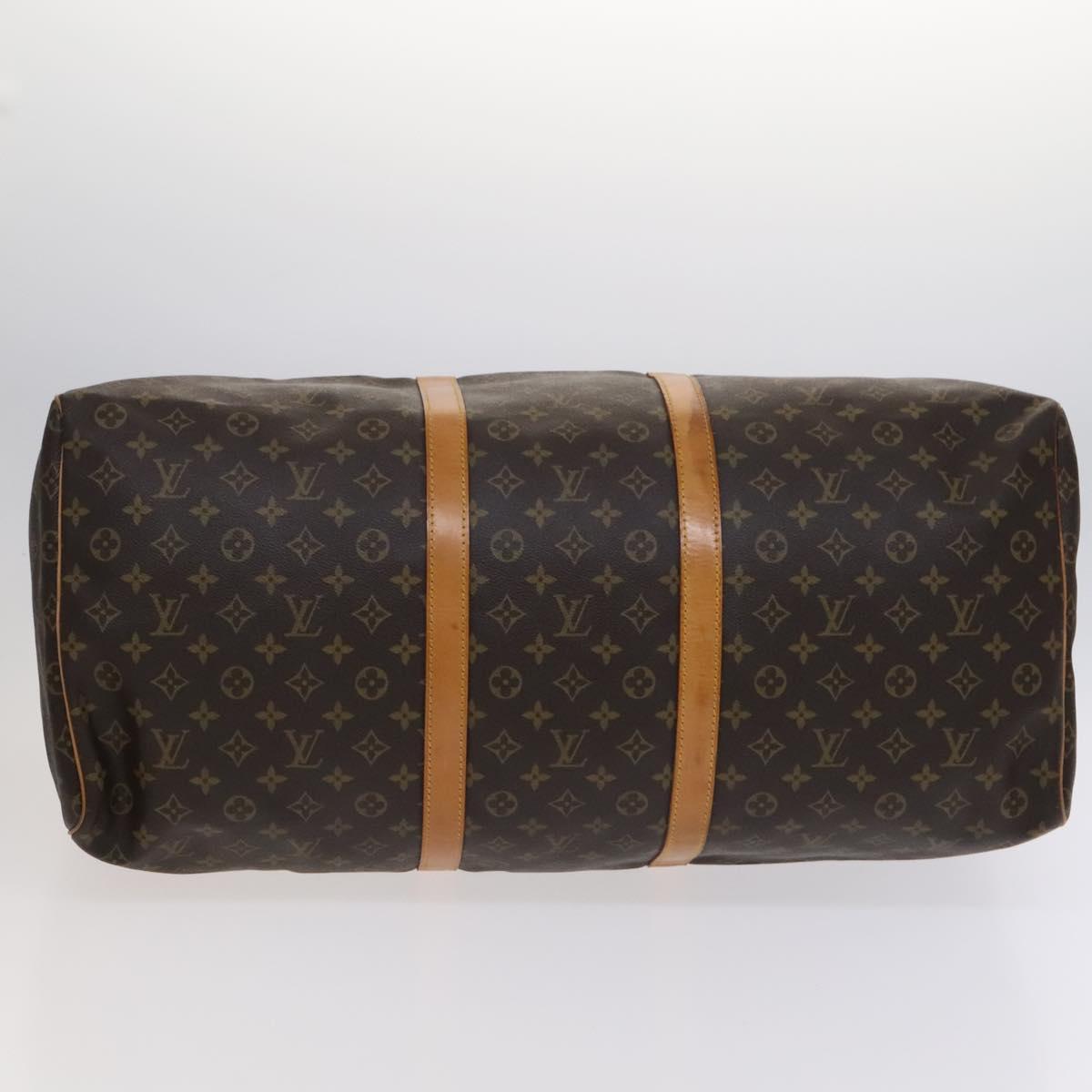 LOUIS VUITTON Monogram Keepall 60 Boston Bag M41422 LV Auth bs22171