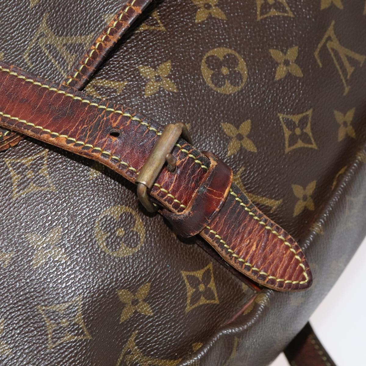 LOUIS VUITTON Monogram Saumur 43 Shoulder Bag M42252 LV Auth bs22328