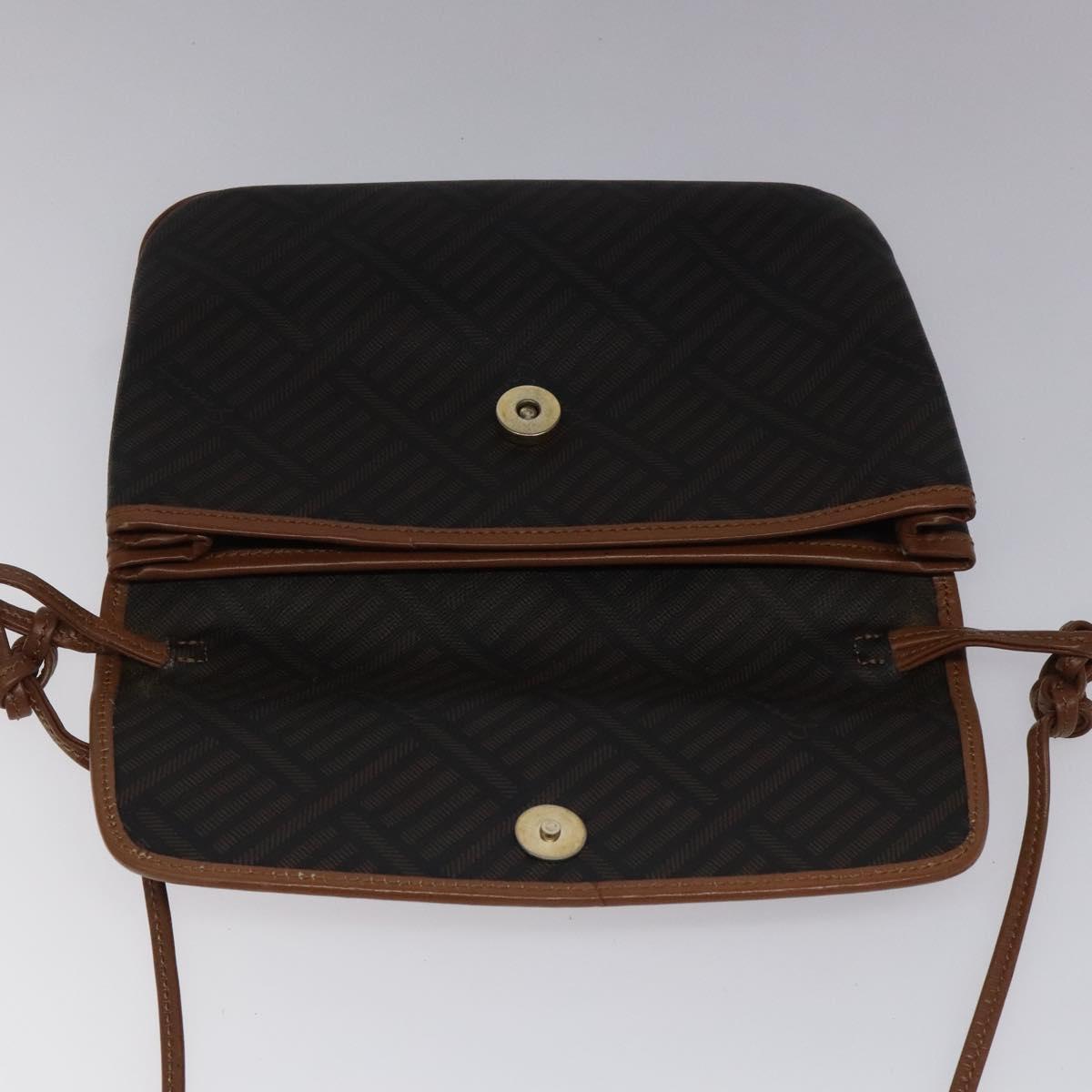 GIVENCHY Shoulder Bag PVC Black Auth bs22358