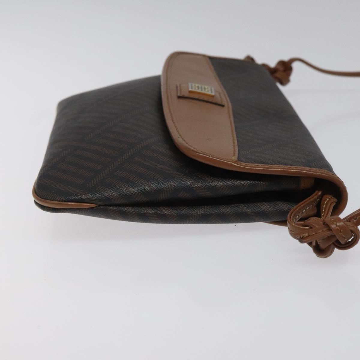 GIVENCHY Shoulder Bag PVC Black Auth bs22358