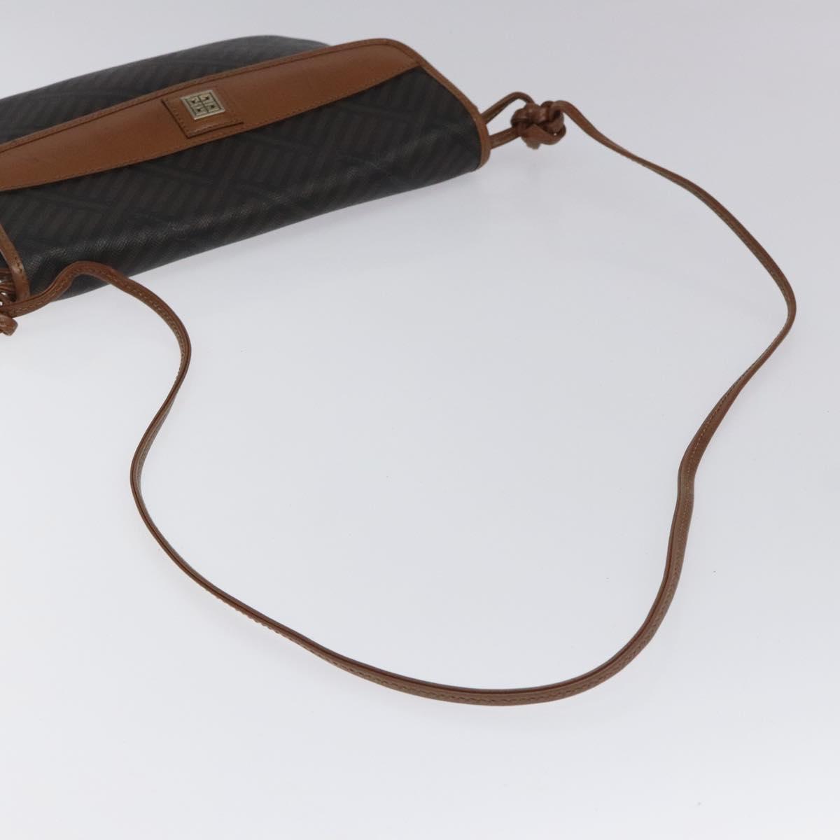 GIVENCHY Shoulder Bag PVC Black Auth bs22358