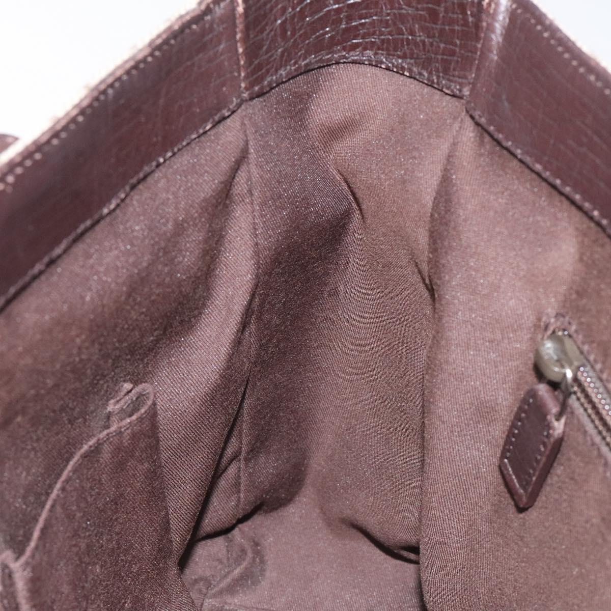 GUCCI GG Supreme Tote Bag PVC Beige 141976 Auth bs22395