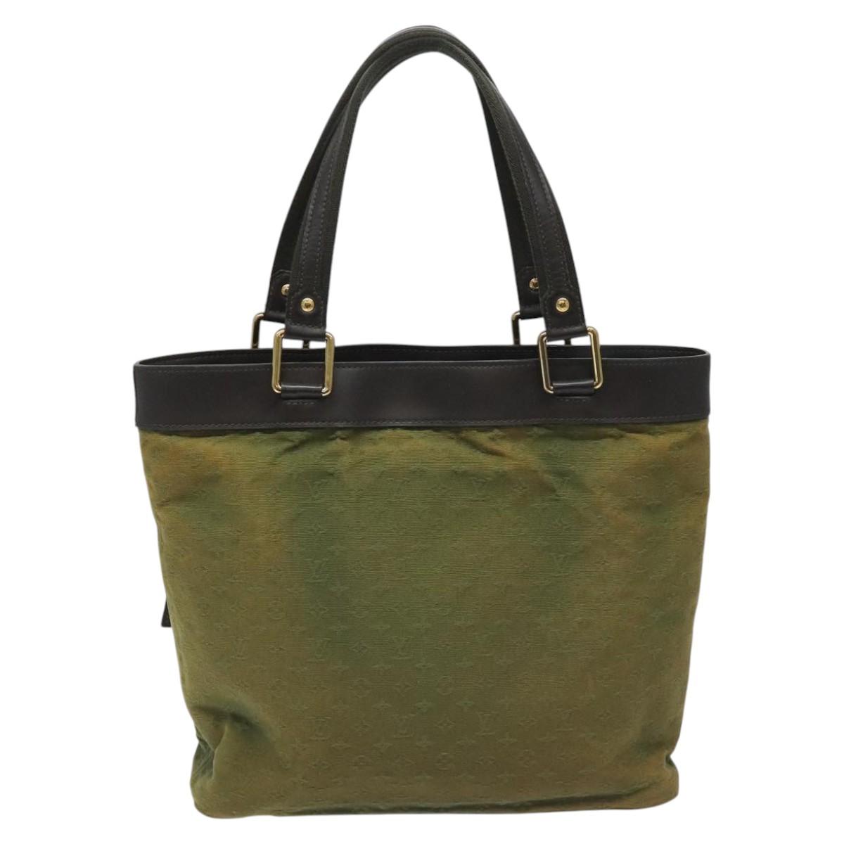 LOUIS VUITTON Monogram Mini Lucille GM Tote Bag TST Khaki M92681 LV Auth bs22544