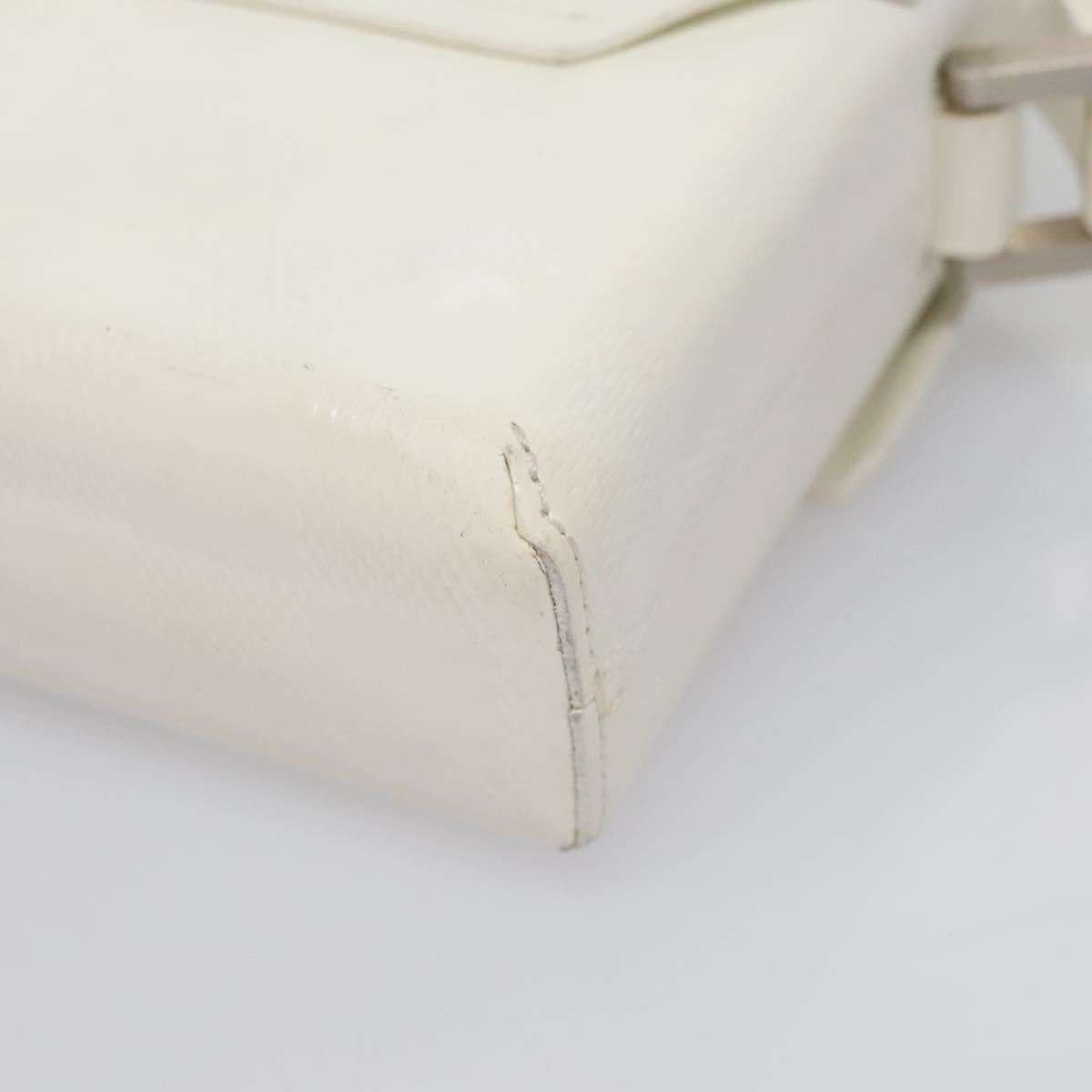 LOUIS VUITTON Damie Grasset Marty Pochette Shoulder Bag White LV Auth bs22545