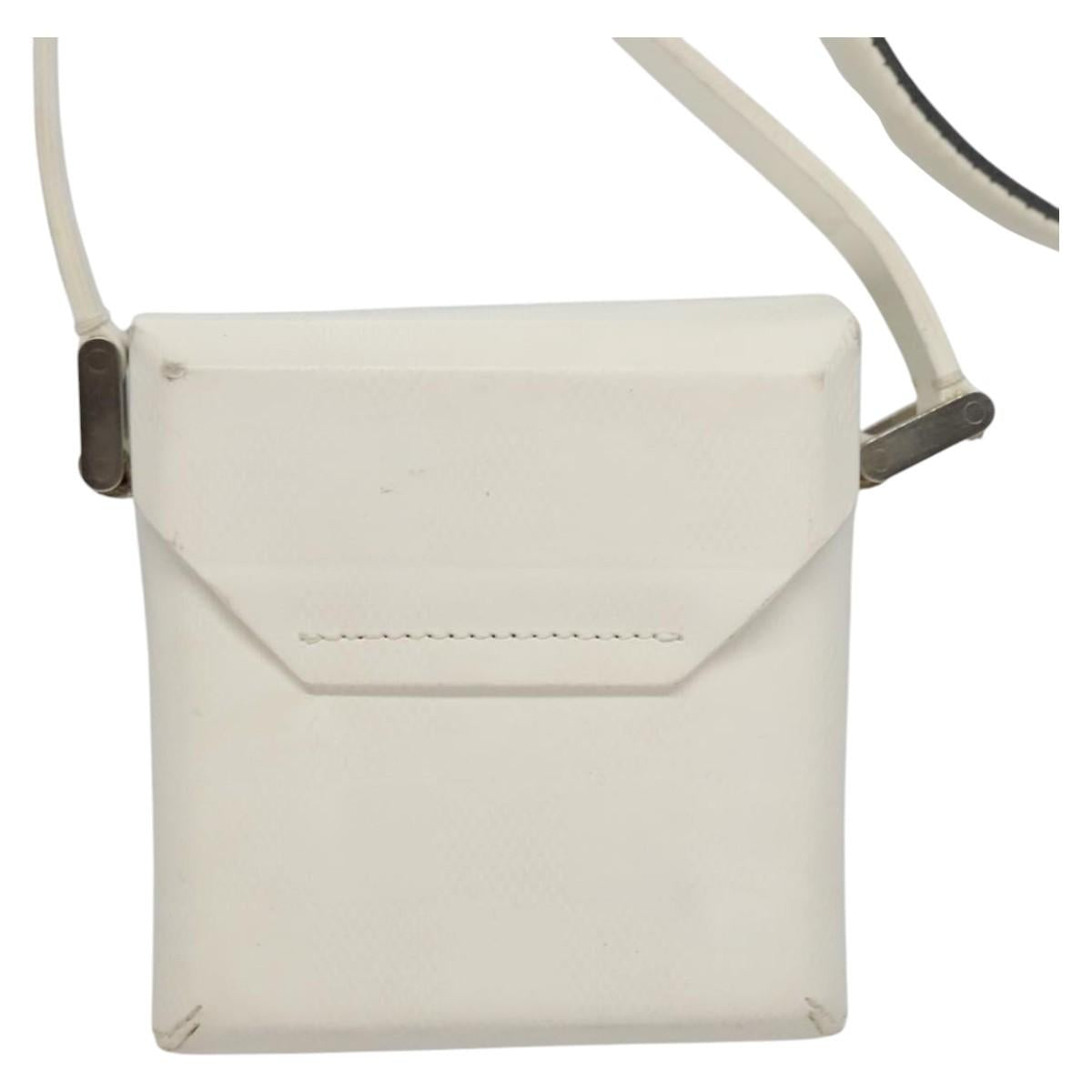 LOUIS VUITTON Damie Grasset Marty Pochette Shoulder Bag White LV Auth bs22545