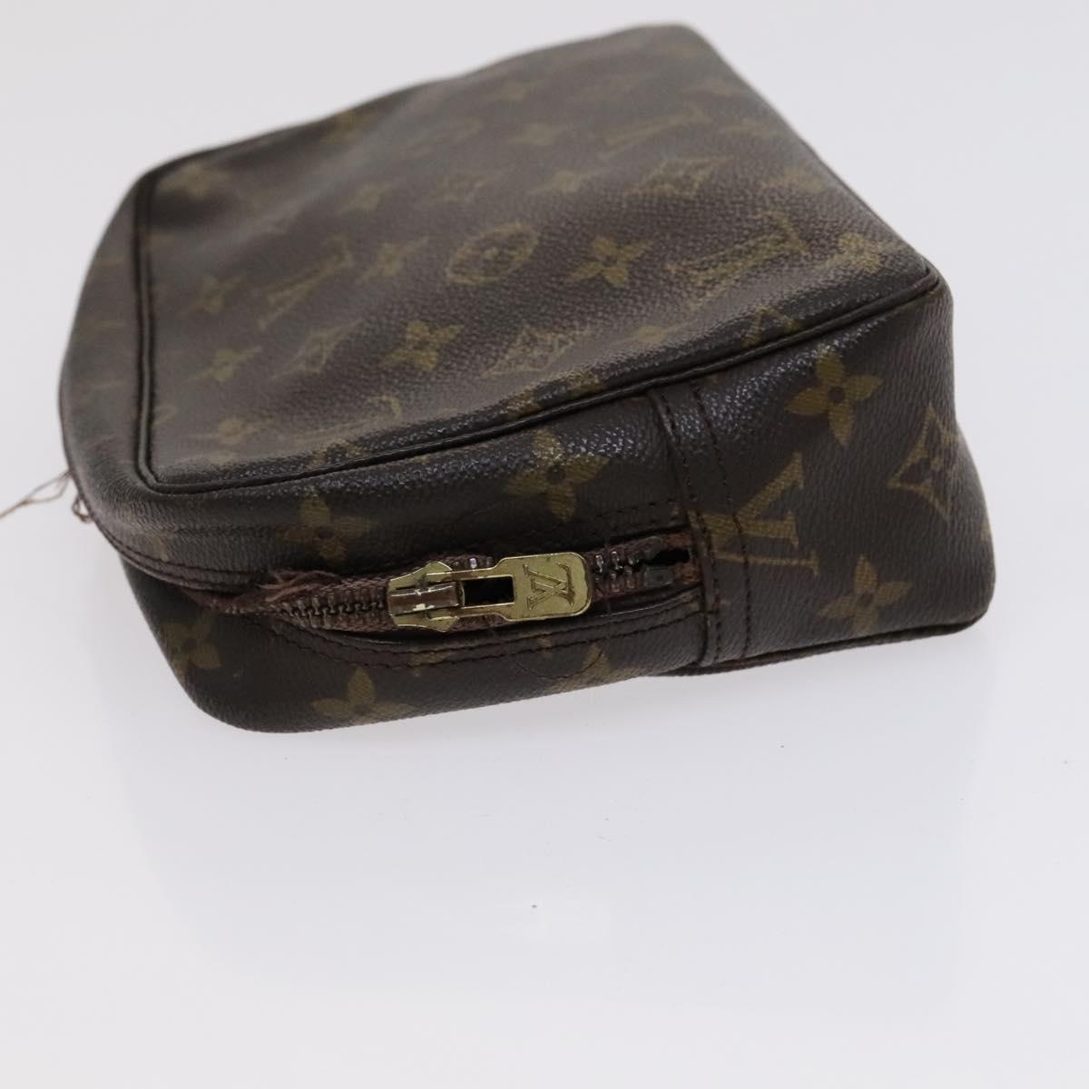 LOUIS VUITTON Monogram Trousse Toilette Clutch Bag 2Set LV Auth bs22553