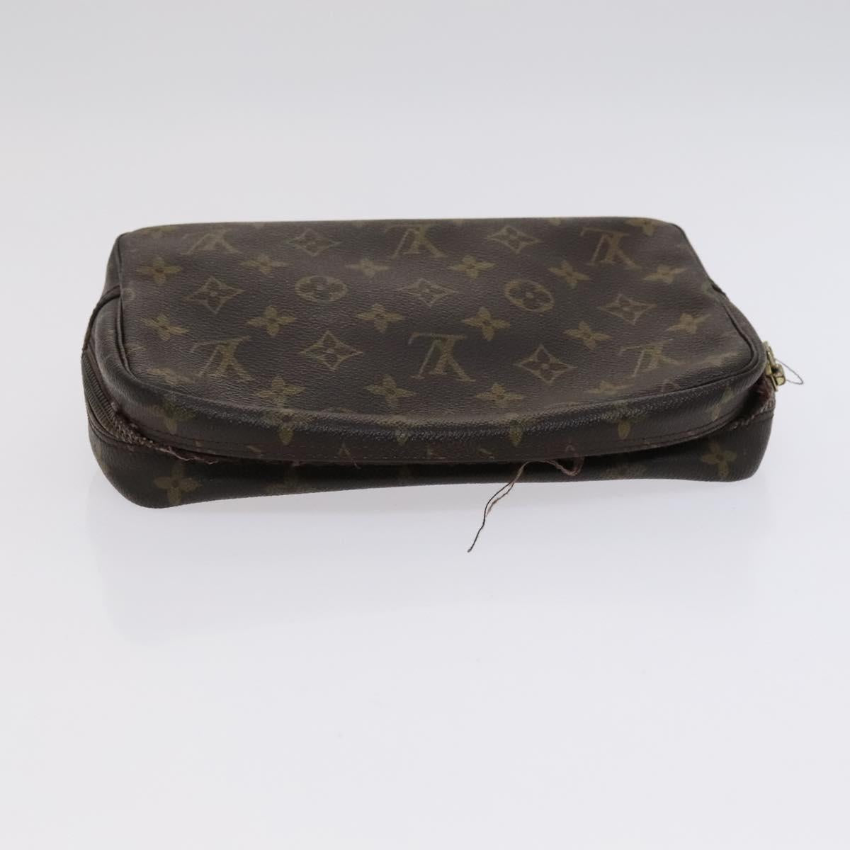 LOUIS VUITTON Monogram Trousse Toilette Clutch Bag 2Set LV Auth bs22553