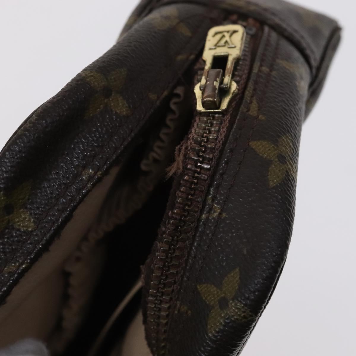 LOUIS VUITTON Monogram Trousse Toilette Clutch Bag 2Set LV Auth bs22553